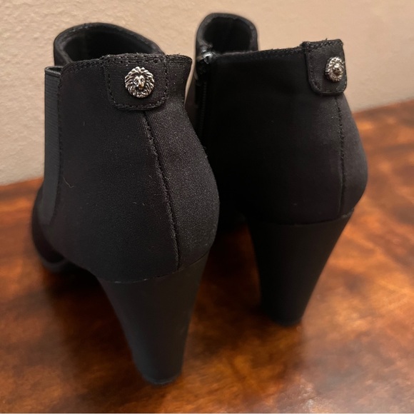 Black Anne Klein Ankle Boots Size 10 - Picture 5 of 16